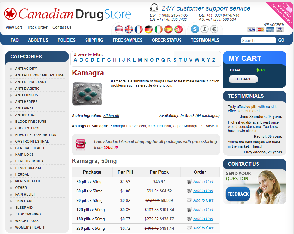 Kamagra 100  Buy online & Be Happy with your Partner
