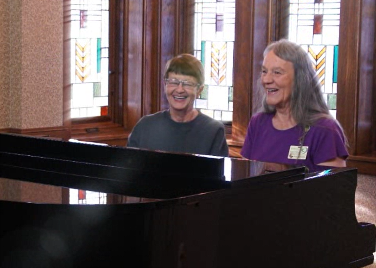 Ruthmary Allison Playing Piano with Patient